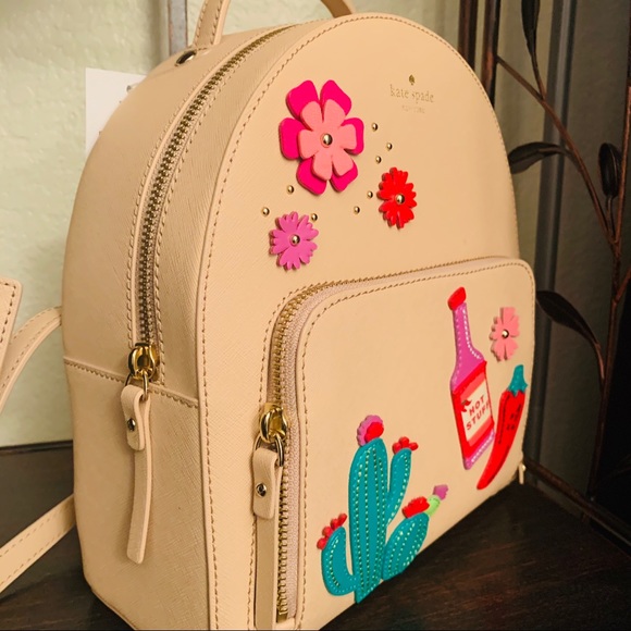 Kate Spade cactus TOmi backpack new horizons cashe - Picture 3 of 8